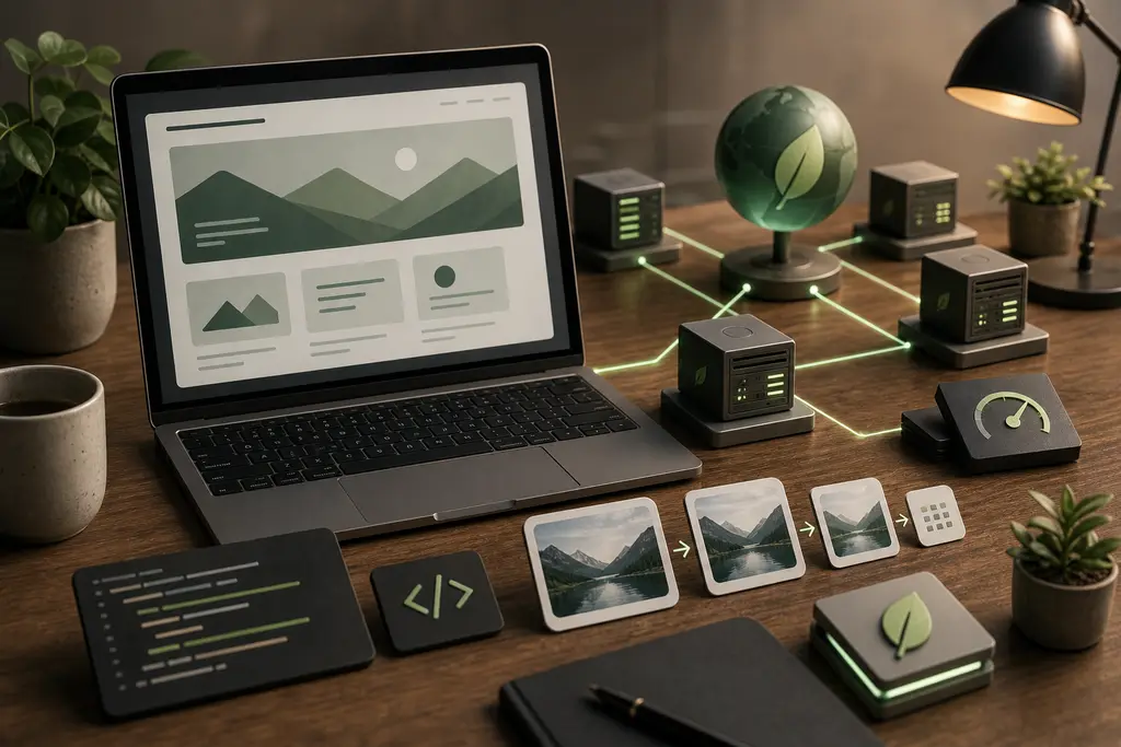 Effektiv websitelevering med grøn hosting og optimerede assets
